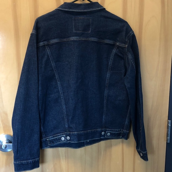 Levi's Dark wash Blue Denim Jacket new w tags - Picture 7 of 7